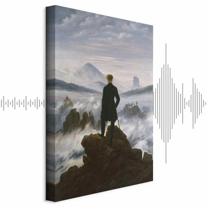 Obraz - Caspar David Friedrich – Wędrowiec nad morzem mgły - obrazek 1