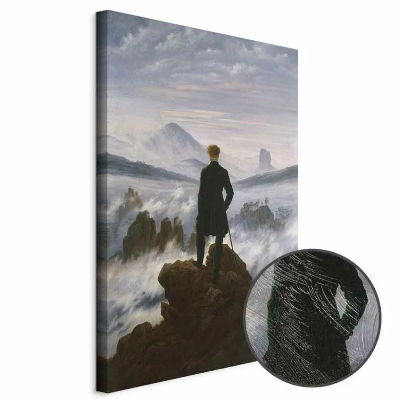 Obraz - Caspar David Friedrich – Wędrowiec nad morzem mgły - obrazek 1