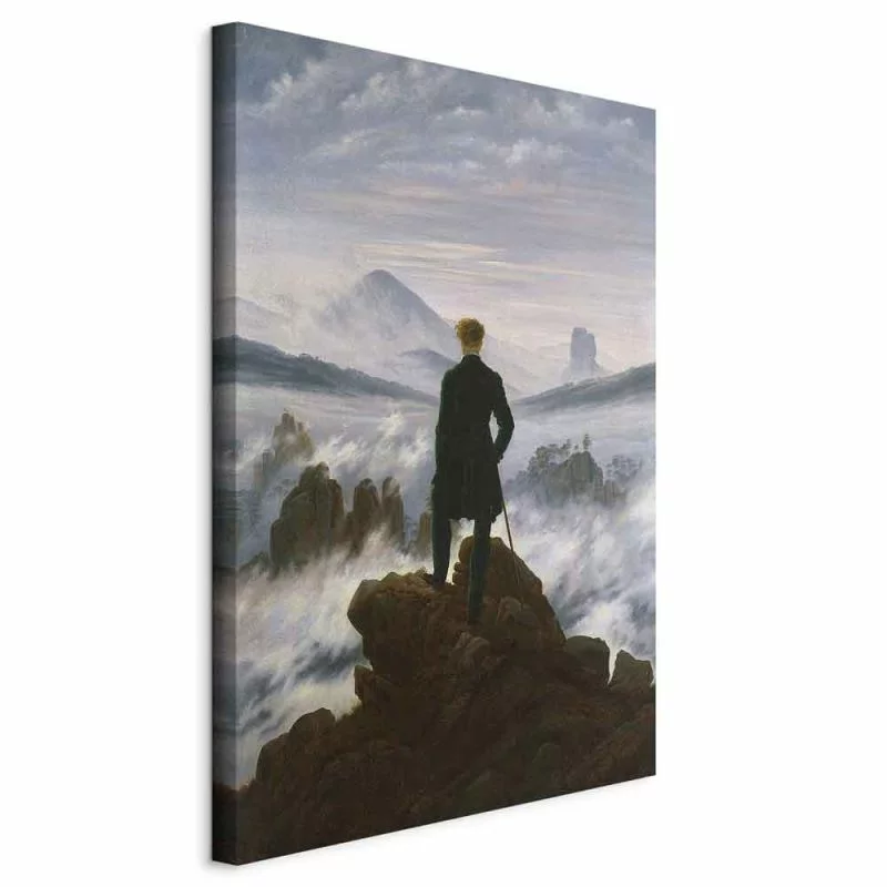 Obraz - Caspar David Friedrich – Wędrowiec nad morzem mgły - obrazek 1