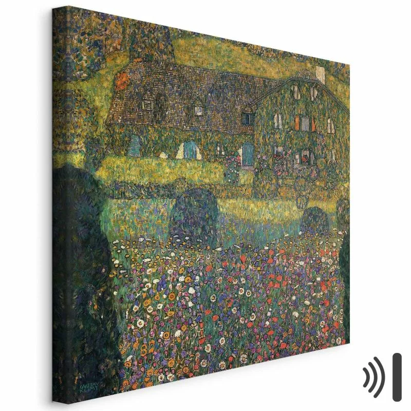 Obraz - Gustav Klimt – Country House on the Attersee Lake - obrazek 1
