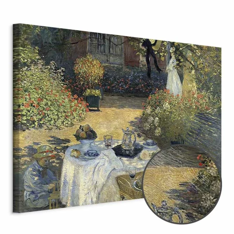 Obraz - Claude Monet – Obiad (ogród w Argenteuil) - obrazek 1