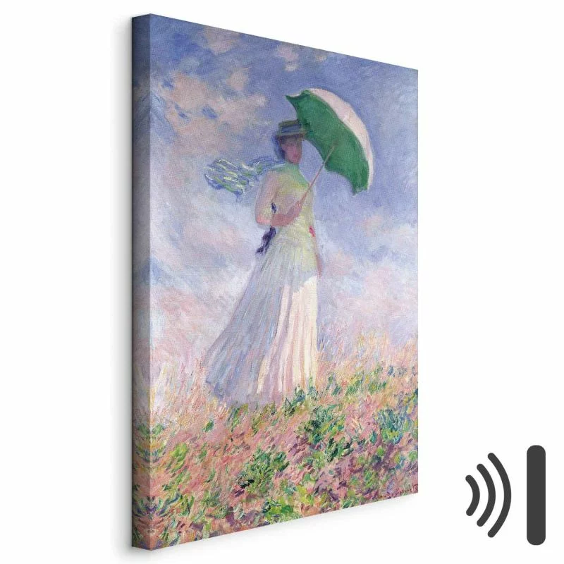 Obraz - Claude Monet – Kobieta z parasolką, zwrócona w prawo - obrazek 1