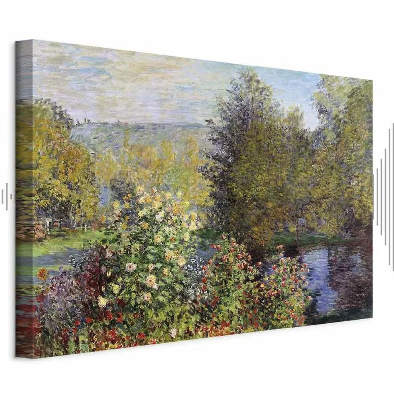 Obraz - Claude Monet – Fragment ogrodu w Montgeron - obrazek 1