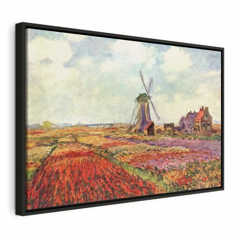 Obraz - Claude Monet – Pola tulipanów i wiatrak w Rijnsburg - obrazek 1