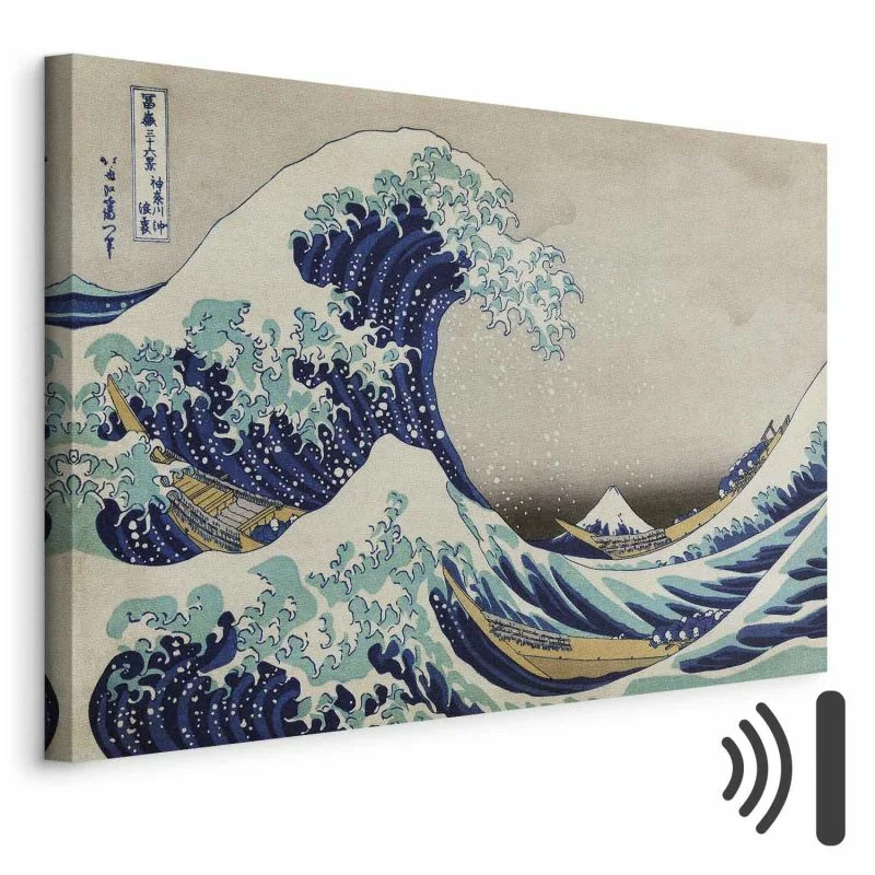 Obraz - Hokusai Katsushika – Wielka fala w Kanagawie - obrazek 1