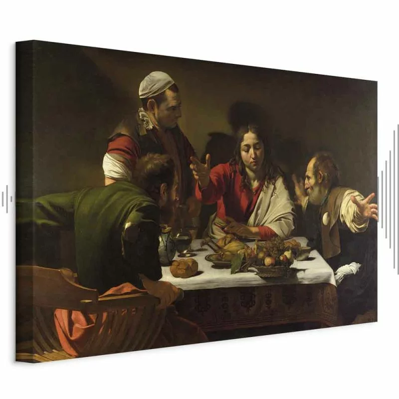 Obraz - Caravaggio – Wieczerza w Emaus - obrazek 1