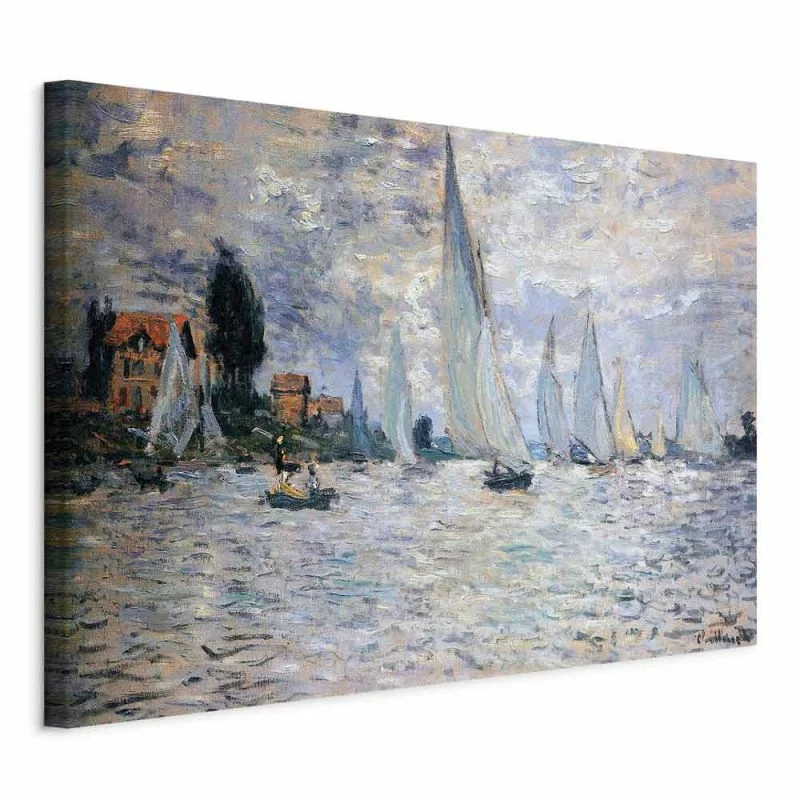 Obraz - Claude Monet - Żaglówki, Regaty w Argenteuil - obrazek 1