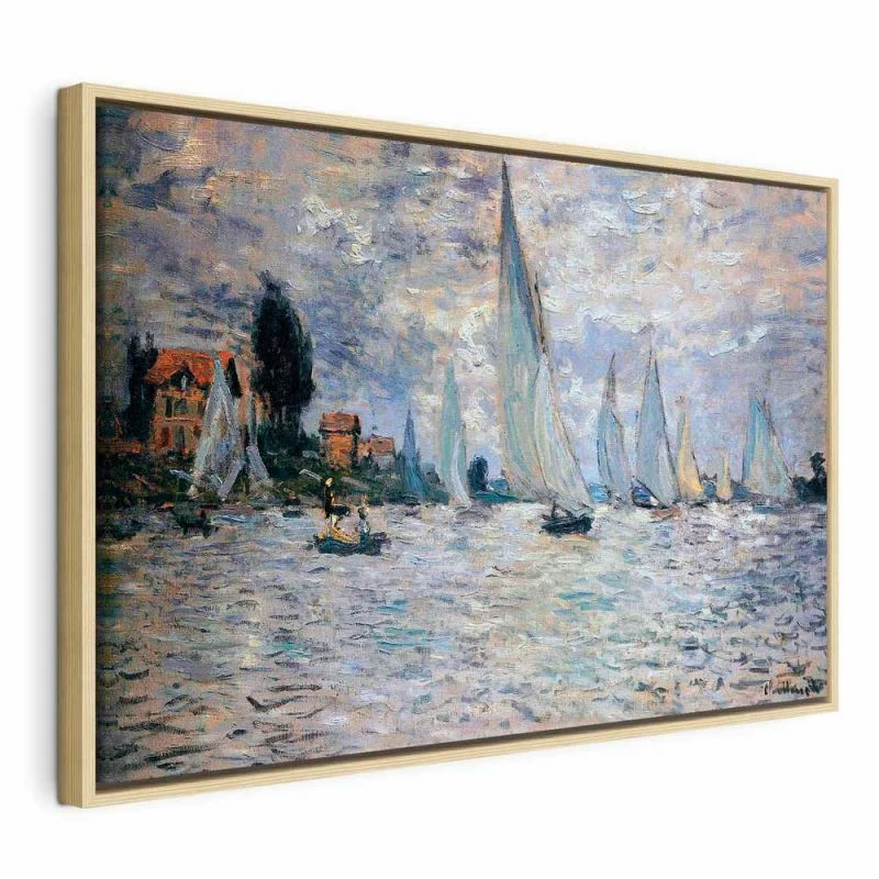 Obraz - Claude Monet - Żaglówki, Regaty w Argenteuil - obrazek 1