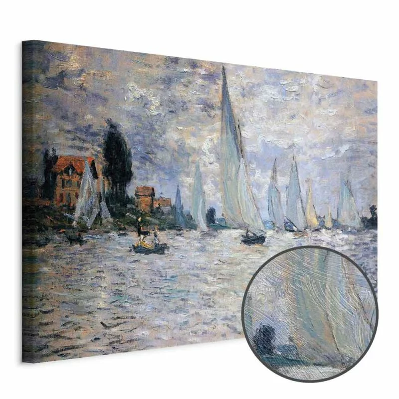 Obraz - Claude Monet - Żaglówki, Regaty w Argenteuil - obrazek 1