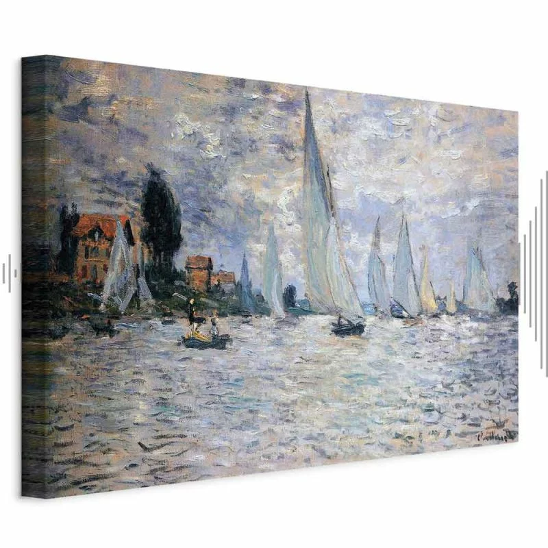 Obraz - Claude Monet - Żaglówki, Regaty w Argenteuil - obrazek 1
