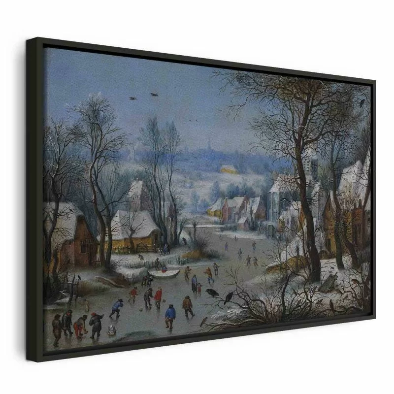 Obraz - Pieter Brueghel (młodszy) – Winter Landscape with a Bird Trap - obrazek 1