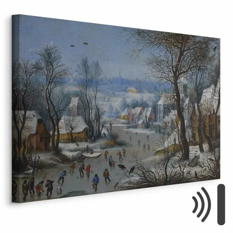 Obraz - Pieter Brueghel (młodszy) – Winter Landscape with a Bird Trap - obrazek 1
