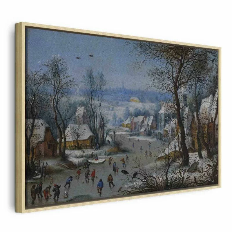 Obraz - Pieter Brueghel (młodszy) – Winter Landscape with a Bird Trap - obrazek 1