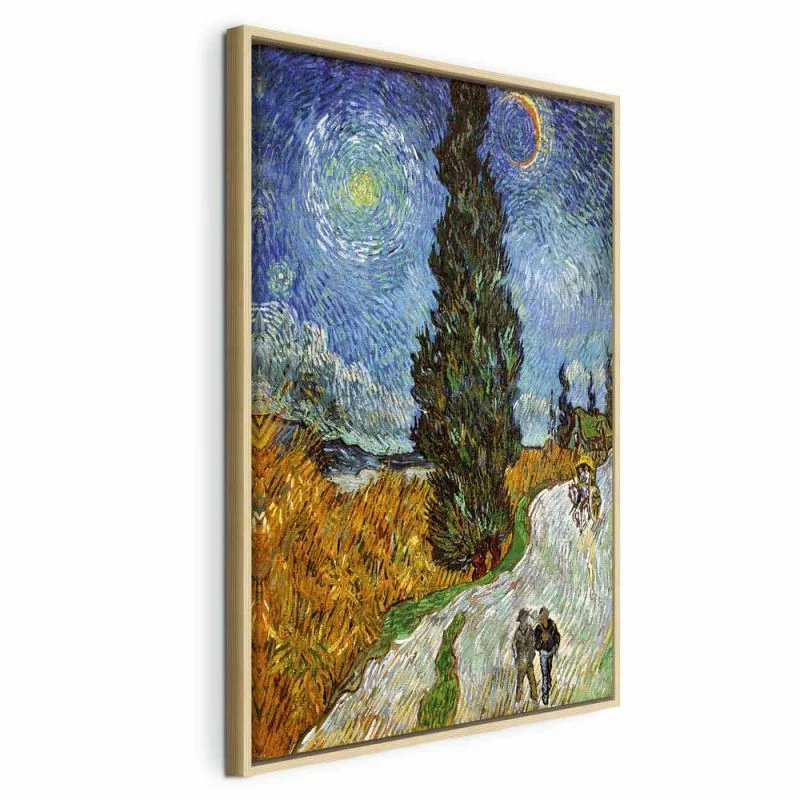Obraz - Vincent van Gogh – Droga z cyprysem i gwiazdą - obrazek 1