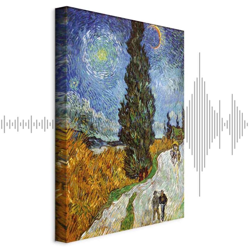 Obraz - Vincent van Gogh &ndash; Droga z cyprysem i gwiazdą