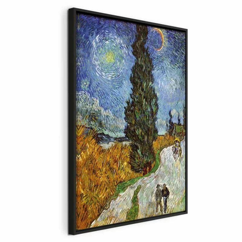 Obraz - Vincent van Gogh – Droga z cyprysem i gwiazdą - obrazek 1