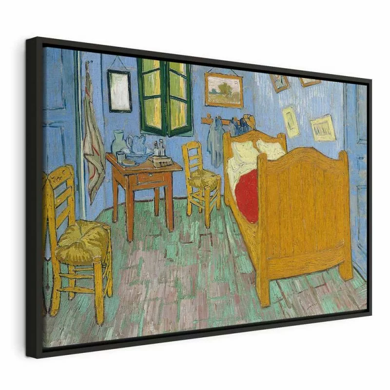 Obraz - La Chambre de Van Gogh - obraz sypialni w ciepłych kolorach - obrazek 1
