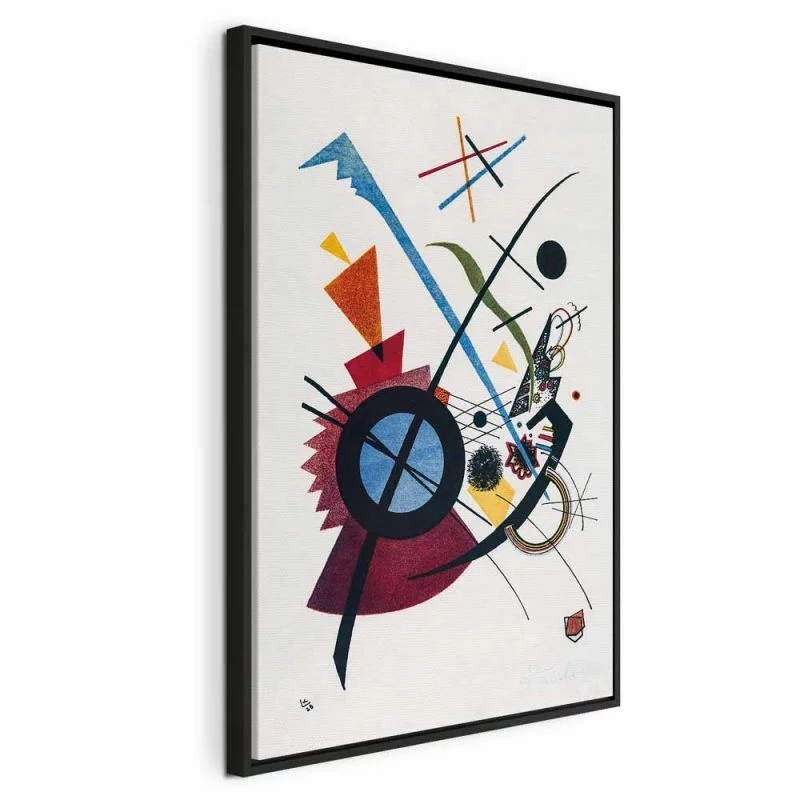 Obraz - Barwy podstawowe - geometryczna abstrakcja Kandinsky'ego (Wassily Kandinsky) - obrazek 1