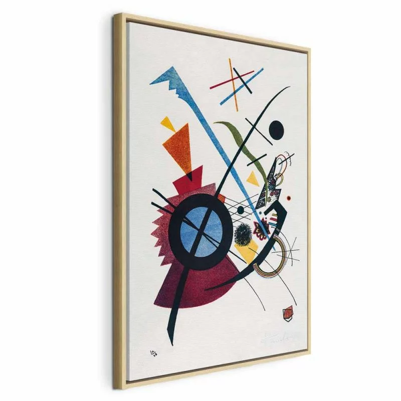 Obraz - Barwy podstawowe - geometryczna abstrakcja Kandinsky'ego (Wassily Kandinsky) - obrazek 1