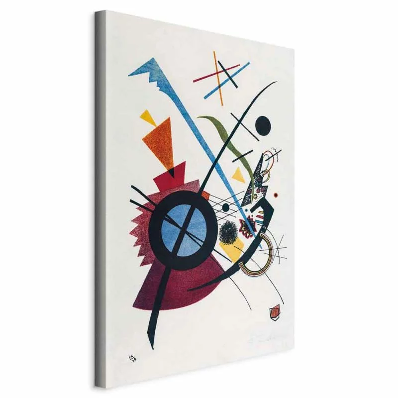 Obraz - Barwy podstawowe - geometryczna abstrakcja Kandinsky'ego (Wassily Kandinsky) - obrazek 1