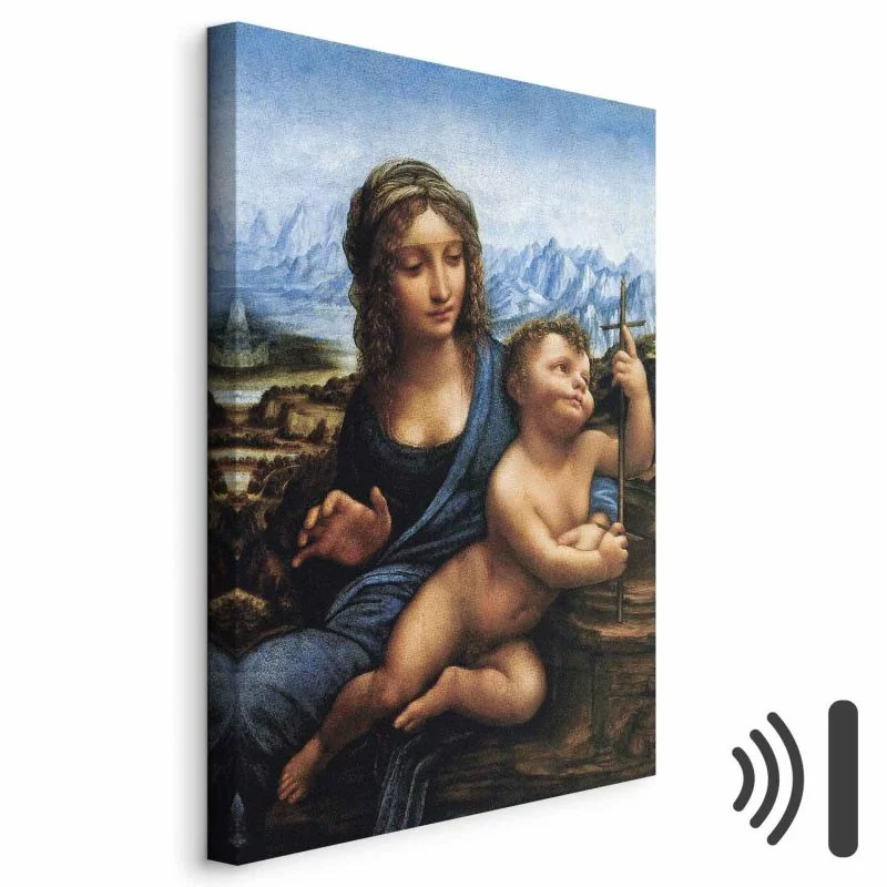 Obraz - Leonardo da Vinci – Madonna z kądzielą - obrazek 1