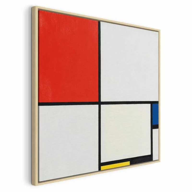 Obraz - Piet Mondrian – Kompozycja nr III z czerwonym, niebieskim, żółtym i czarnym - obrazek 1