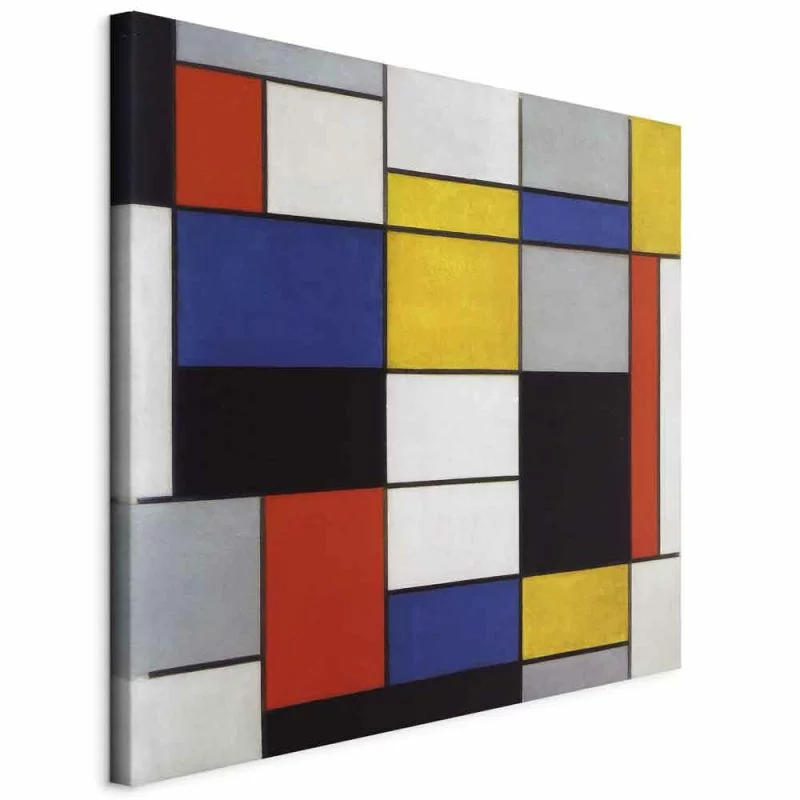 Obraz - Kompozycja A (Piet Mondrian) - obrazek 1