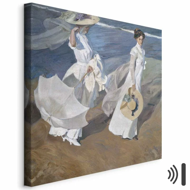 Obraz - Joaquín Sorolla y Bastida – Spacer wzdłuż brzegu morza - obrazek 1