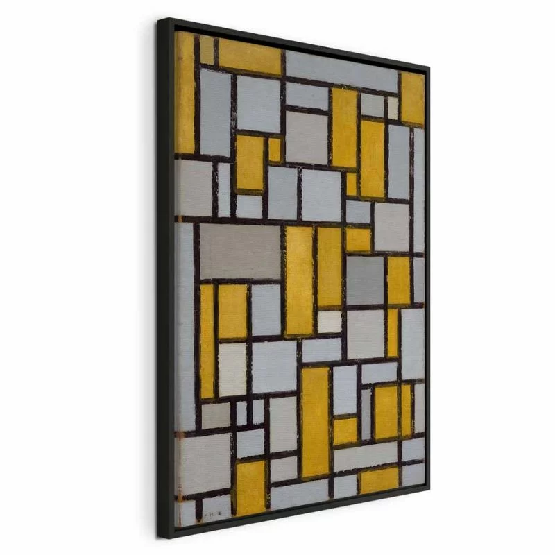 Obraz - Kompozycja z siatką 1 (Piet Mondrian) - obrazek 1