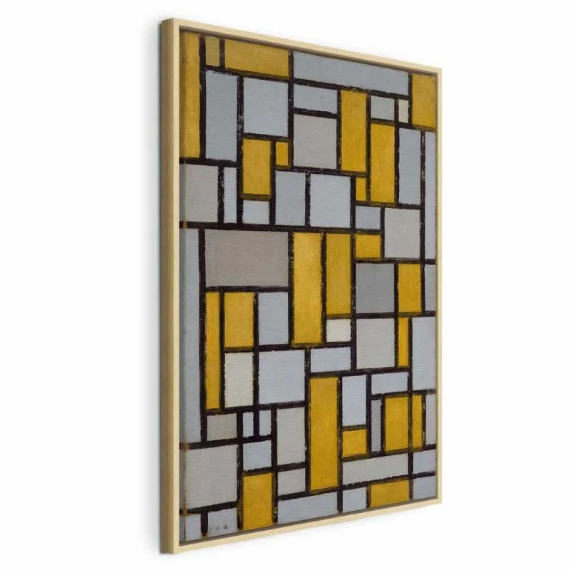 Obraz - Kompozycja z siatką 1 (Piet Mondrian) - obrazek 1