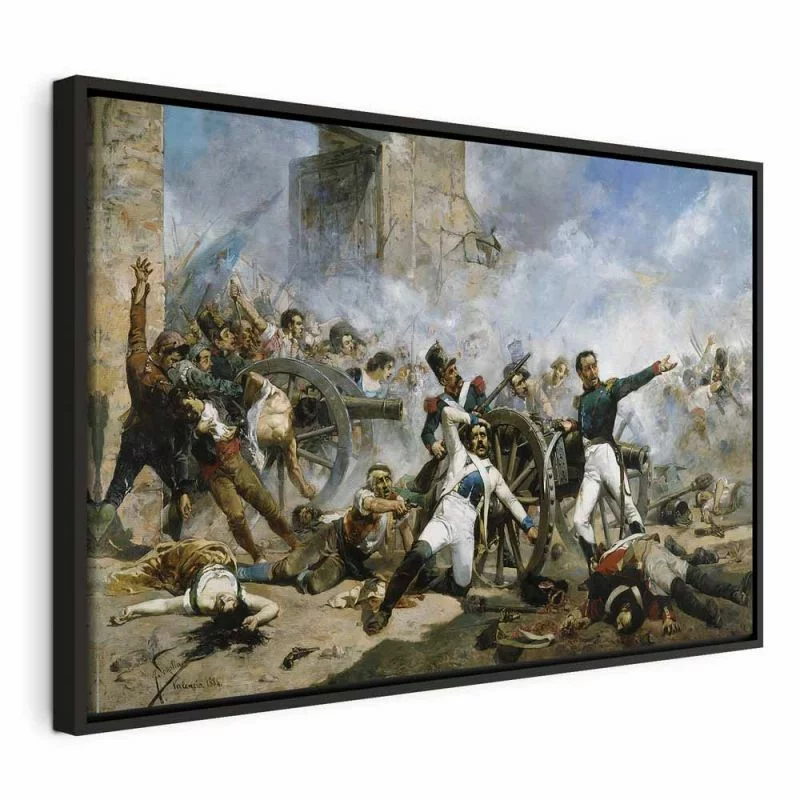 Obraz - Śmierć Pedro Velarde y Santillána podczas obrony koszar artyleryjskich Monteleon (Joaquín Sorolla y Bastida) - obrazek 1