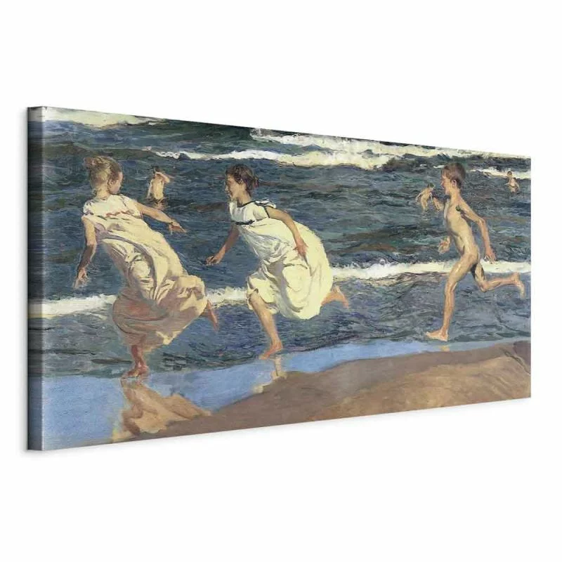 Obraz - Bieg wzdłuż plaży (Joaquín Sorolla y Bastida) - obrazek 1
