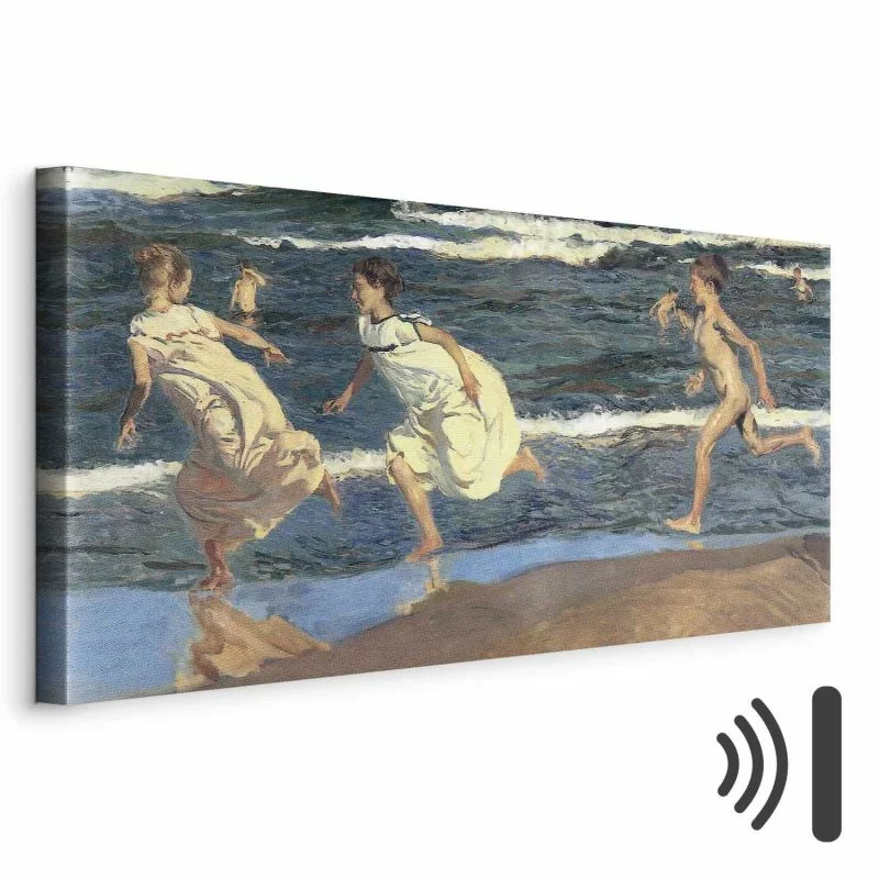 Obraz - Joaquín Sorolla y Bastida – Bieg wzdłuż plaży - obrazek 1