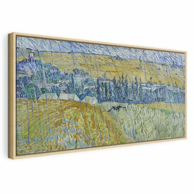 Obraz - Vincent Van Gogh – Pejzaż Auvers w deszczu - obrazek 1