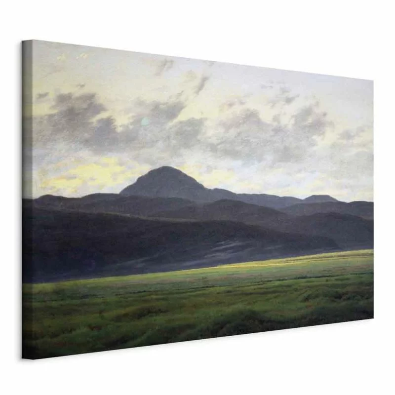 Obraz - Berglandschaft in Böhmen (Caspar David Friedrich) - obrazek 1