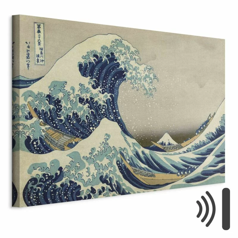 Obraz - Hokusai Katsushika – Wielka fala w Kanagawie - obrazek 1