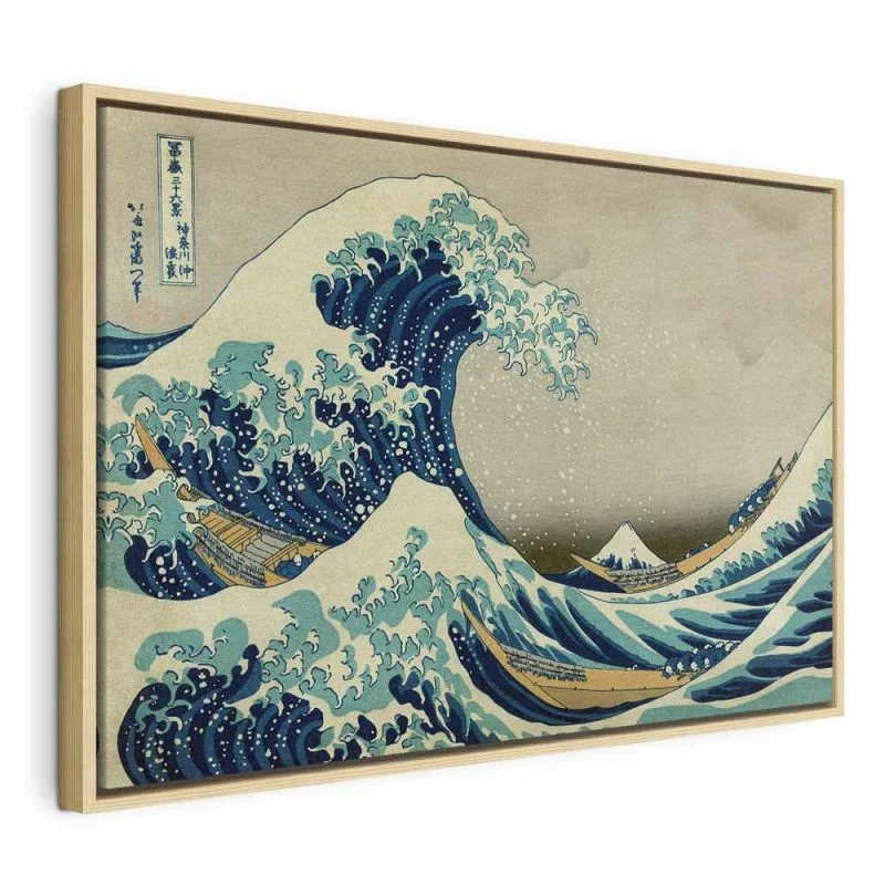 Obraz - Hokusai Katsushika – Wielka fala w Kanagawie - obrazek 1
