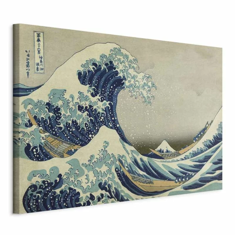 Obraz - Wielka fala w Kanagawie (Hokusai Katsushika) - obrazek 1