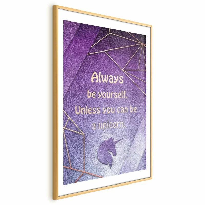 Plakat - Bądź sobą - obrazek 1
