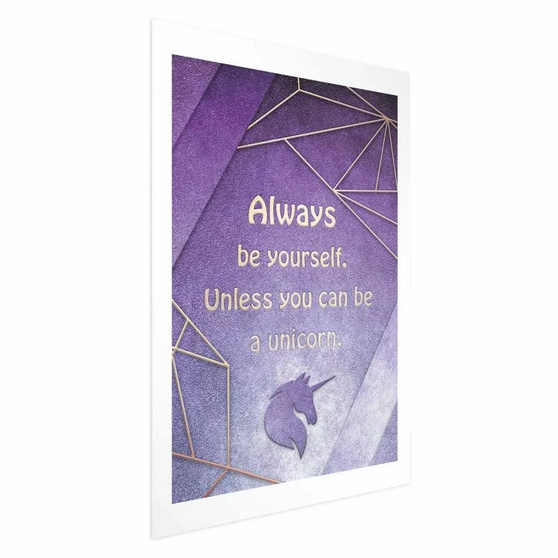 Plakat - Bądź sobą - obrazek 1