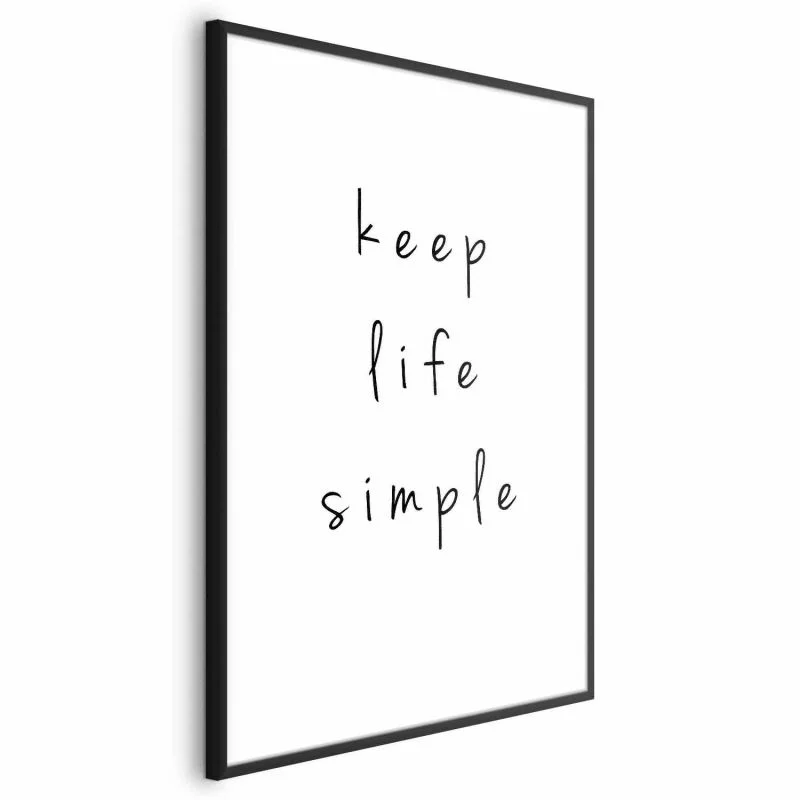 Plakat - Keep Life Simple - obrazek 1