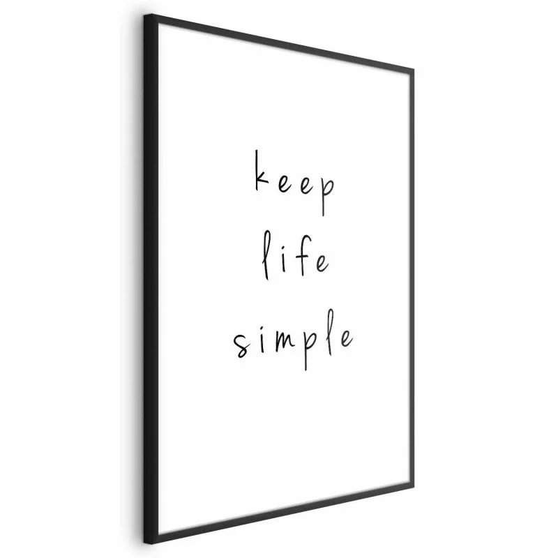 Plakat - Keep Life Simple - obrazek 1