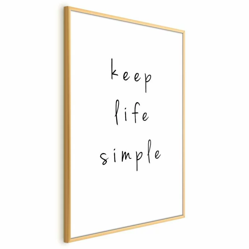 Plakat - Keep Life Simple - obrazek 1