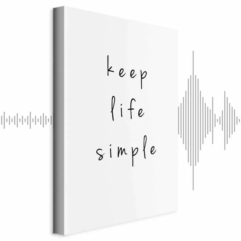 Obraz - Przekaz (1-częściowy) - napis po angielsku w akcencie motywacyjnym - obrazek 1