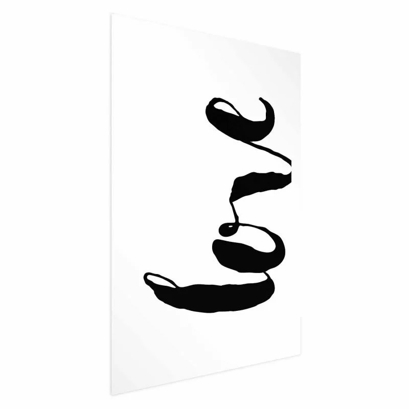 Plakat - Czarne Love - obrazek 1