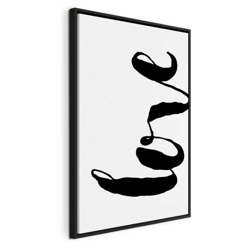 Obraz - Czarne Love (1-częściowy) pionowy - obrazek 1