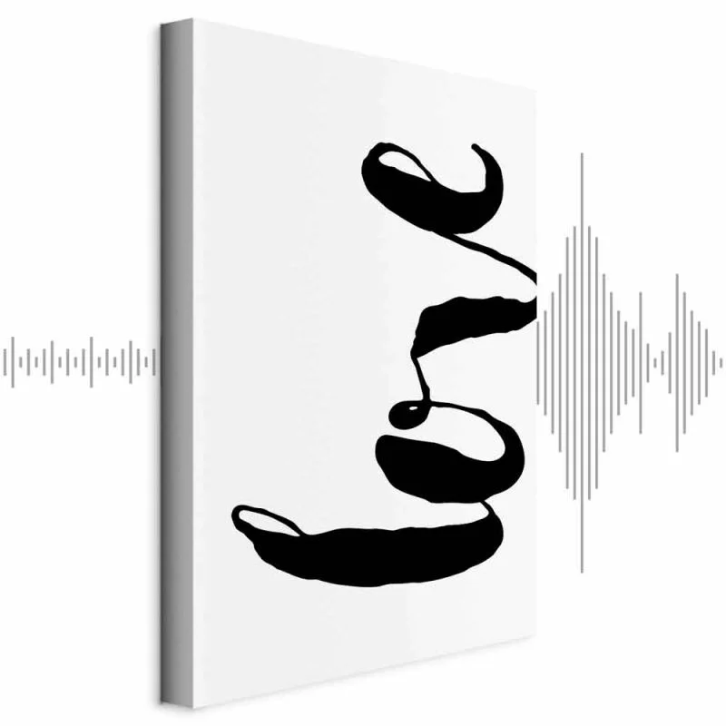 Obraz - Czarne Love (1-częściowy) pionowy - obrazek 1