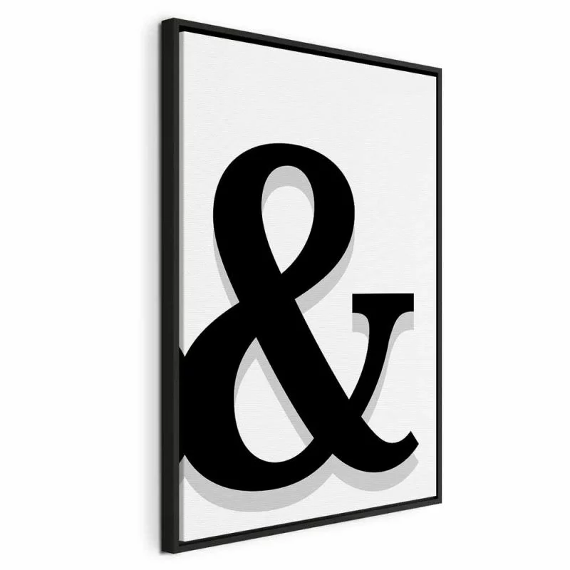 Obraz - Ozdobna litera (1-częściowy) pionowy - obrazek 1