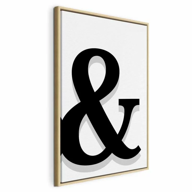 Obraz - Ozdobna litera (1-częściowy) pionowy - obrazek 1