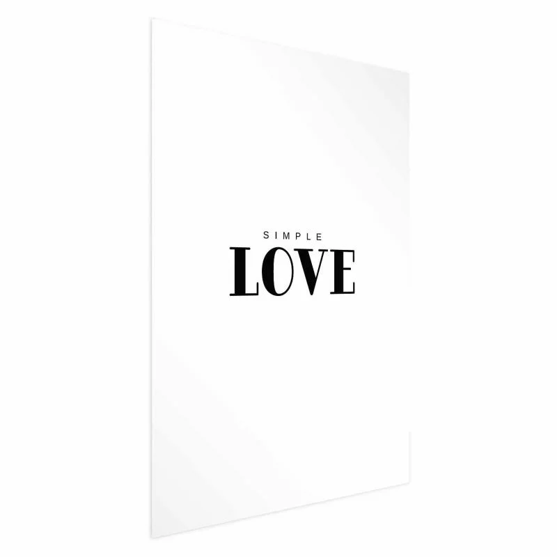 Plakat - Simple Love - obrazek 1